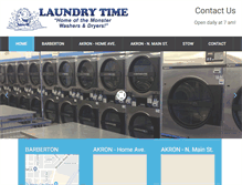 Tablet Screenshot of laundrytime.net